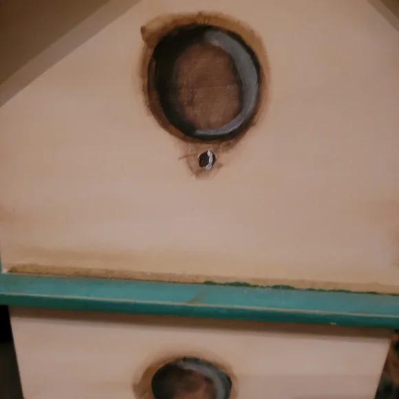 Vintage Birdhouse Lamp Decor LARGE - Picture 3 of 3